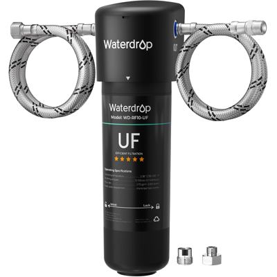 Waterdrop 10UA-UF 0,01μm Ultra-Filtrations-Wasserfilter für die Untertischmontage zur Bakterienreduzierung, 30.000 Liter Chlorreduktionskapazität, direkte Verbindung zum Küchenwasserhahn Waterdrop 10UA-UF 0,01μm Ultra-Filtrations-Wasserfilter für die Untertischmontage zur Bakterienreduzierung, 30.000 Liter Chlorreduktionskapazität, direkte Verbindung zum Küchenwasserhahn