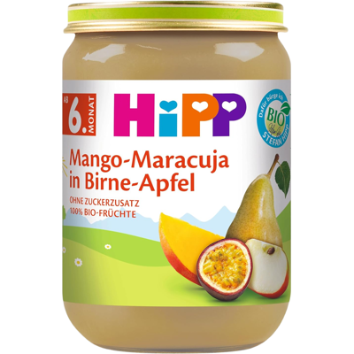 HiPP Früchte Mango-Maracuja in Birne-Apfel 6. Monat 6 x 190 g HiPP Früchte Mango-Maracuja in Birne-Apfel 6. Monat 6 x 190 g