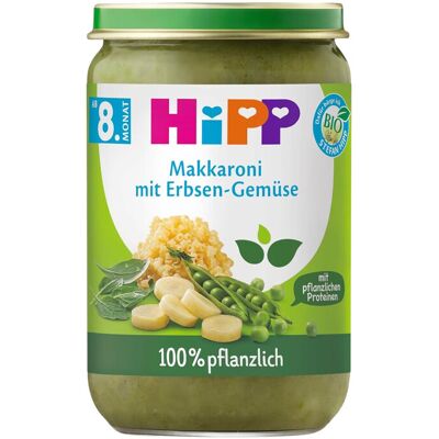Hipp Bio Makkaroni mit Erbsen-Gemüse, ab dem 8. Monat, 220 g 6er Pack (6 ×220g) Hipp Bio Makkaroni mit Erbsen-Gemüse, ab dem 8. Monat, 220 g 6er Pack (6 ×220g)