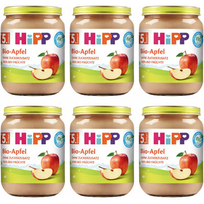 HiPP Bio Apfel ab 5. Monat 6 x 125 g HiPP Bio Apfel ab 5. Monat 6 x 125 g