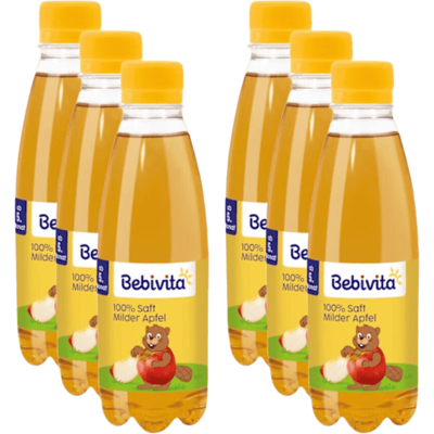 Bebivita 100% Saft Milder Apfel (ab 5 Monaten) Multipack 6 x 500 ml Bebivita 100% Saft Milder Apfel (ab 5 Monaten) Multipack 6 x 500 ml