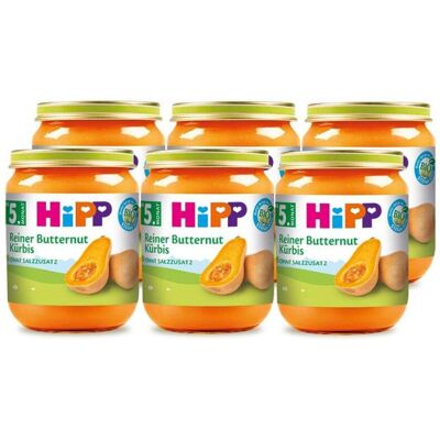 HiPP bio Butternut-Kürbis (ab 5 Monaten) multipack 6 x 125 g HiPP bio Butternut-Kürbis (ab 5 Monaten) multipack 6 x 125 g