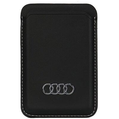 Audi AU-MSCH-Q3/D1-BK Kunstleder Brieftasche Kartenfach Schwarz, schwarz, modern, minimalistisch Audi AU-MSCH-Q3/D1-BK Kunstleder Brieftasche Kartenfach Schwarz, schwarz, modern, minimalistisch