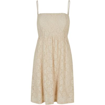 Urban Classics Damen-Spitzenkleid, softseagrass, Größe M Urban Classics Damen-Spitzenkleid, softseagrass, Größe M