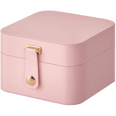 Ochama Schmuckkästchen, Schmucketui für Reisen, tragbar, Ohrringaufbewahrung, für kleines Zubehör, Geschenkidee, Rosa Ochama Schmuckkästchen, Schmucketui für Reisen, tragbar, Ohrringaufbewahrung, für kleines Zubehör, Geschenkidee, Rosa