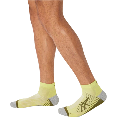 ASICS ICON RUN QUARTER SOCK GLOW YELLOW / CACTUS ASICS ICON RUN QUARTER SOCK GLOW YELLOW / CACTUS
