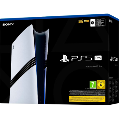 PlayStation 5 Pro von Sony, schwarz, weiß, 120 Hz, SSD, 2 TB, 10/100/1000 Mbit/s PlayStation 5 Pro von Sony, schwarz, weiß, 120 Hz, SSD, 2 TB, 10/100/1000 Mbit/s