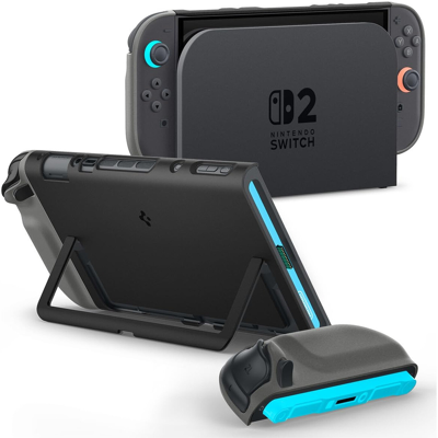 Spigen Nano Pop Hülle Sonderedition für Nintendo Switch 2 - Schwarz Rot Blau Spigen Nano Pop Hülle Sonderedition für Nintendo Switch 2 - Schwarz Rot Blau
