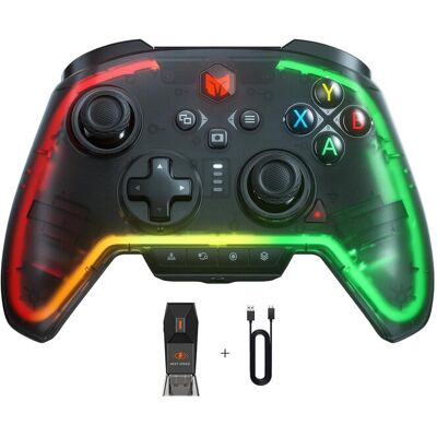 BIGBIG WON Rainbow 2 Pro kabelgebundener PC-Gaming-Controller, BIGBIG WON Nintendo Switch Pro-Controller für das Spiel Tears of the Kingdom, 6-Achsen-Gyroskop, Aufwecken mit einer Taste, Makro, Turbo, Doppelvibration, anpassbare Tasten, RGB-Beleuchtung fü BIGBIG WON Rainbow 2 Pro kabelgebundener PC-Gaming-Controller, BIGBIG WON Nintendo Switch Pro-Controller für das Spiel Tears of the Kingdom, 6-Achsen-Gyroskop, Aufwecken mit einer Taste, Makro, Turbo, Doppelvibration, anpassbare Tasten, RGB-Beleuchtung fü