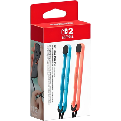 Nintendo Switch 2- Joy-Con 2-Handgelenksschlaufen-Paar (hellblau/hellrot) Nintendo Switch 2- Joy-Con 2-Handgelenksschlaufen-Paar (hellblau/hellrot)