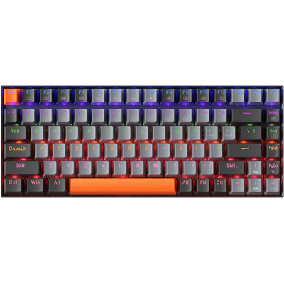 Machenike K500A-B84 kabelgebundene Tastatur mit Red Switch und LED-Hintergrundbeleuchtung, lichtgrau Machenike K500A-B84 kabelgebundene Tastatur mit Red Switch und LED-Hintergrundbeleuchtung, lichtgrau