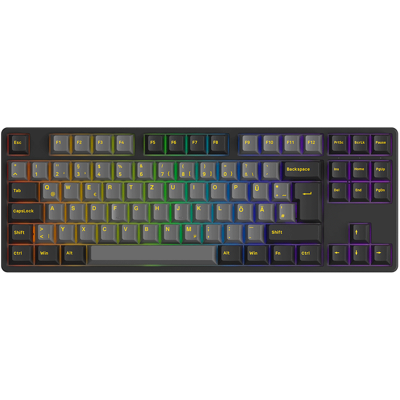 Akko 5087S V1 TKL kabelgebundene Gaming-Tastatur, Akko V3 Pro cremegelbe Switches, Hot-Swap RGB mechanische Tastatur, ISO-DE QWERTZ-Layout - Schwarz & Gold Akko 5087S V1 TKL kabelgebundene Gaming-Tastatur, Akko V3 Pro cremegelbe Switches, Hot-Swap RGB mechanische Tastatur, ISO-DE QWERTZ-Layout - Schwarz & Gold
