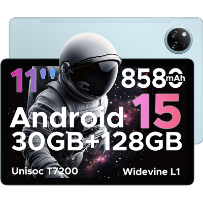 DOOGEE Tab A9 Pro+ Android 15 Tablet, 11 Zoll, 30 GB RAM + 128 GB ROM / 2 TB, Octa-Core Tablets mit 90 Hz HD-Display, 8580 mAh, 5G-WLAN, Widevine L1, Dual-Speaker & Gesichts-Entsperrung - Blau DOOGEE Tab A9 Pro+ Android 15 Tablet, 11 Zoll, 30 GB RAM + 128 GB ROM / 2 TB, Octa-Core Tablets mit 90 Hz HD-Display, 8580 mAh, 5G-WLAN, Widevine L1, Dual-Speaker & Gesichts-Entsperrung - Blau