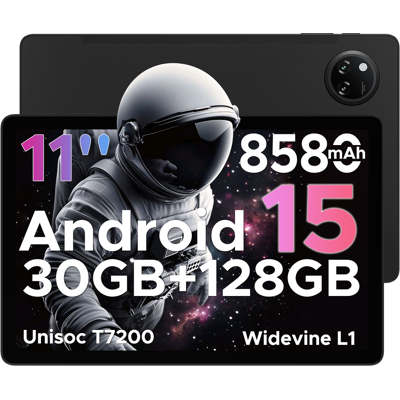 DOOGEE Tab A9 Pro+ Android 15 Tablet 11 Zoll, 30 GB RAM + 128 GB Speicher, 2 TB, Octa-Core Tablets mit 90 Hz HD-Display, 8580 mAh Android Tablets, 5G-WLAN, Widevine L1, Dual-Speaker & Gesichtserkennung, Schwarz DOOGEE Tab A9 Pro+ Android 15 Tablet 11 Zoll, 30 GB RAM + 128 GB Speicher, 2 TB, Octa-Core Tablets mit 90 Hz HD-Display, 8580 mAh Android Tablets, 5G-WLAN, Widevine L1, Dual-Speaker & Gesichtserkennung, Schwarz