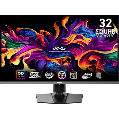MSI MPG 321URX QD-OLED Gaming Monitor 31,5 Zoll 4K UHD Quantum Dot OLED 3840 x 2160, 99 % DisplayHDR True Black 400 MSI MPG 321URX QD-OLED Gaming Monitor 31,5 Zoll 4K UHD Quantum Dot OLED 3840 x 2160, 99 % DisplayHDR True Black 400