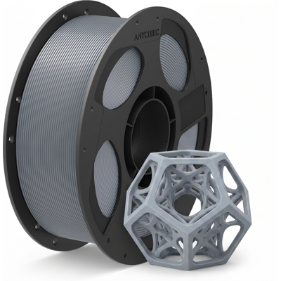 JOYBUY x ANYCUBIC PLA Basic Druckfilament, 1 kg Spule, 1,75 mm Durchmesser, ±0,02 mm Toleranz - Textur Silber JOYBUY x ANYCUBIC PLA Basic Druckfilament, 1 kg Spule, 1,75 mm Durchmesser, ±0,02 mm Toleranz - Textur Silber