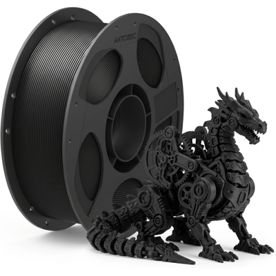 ANYCUBIC PLA basic Druckfilament, 1 kg Spule, 1,75 mm Durchmesser, ±0,02 mm Toleranz - Schwarz ANYCUBIC PLA basic Druckfilament, 1 kg Spule, 1,75 mm Durchmesser, ±0,02 mm Toleranz - Schwarz