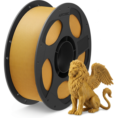 JOYBUY x ANYCUBIC PLA Basic Druckfilament, 1 kg Spule, 1,75 mm Durchmesser, ±0,02 mm Toleranz - Gold JOYBUY x ANYCUBIC PLA Basic Druckfilament, 1 kg Spule, 1,75 mm Durchmesser, ±0,02 mm Toleranz - Gold