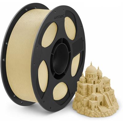 JOYBUY x ANYCUBIC PLA Basic Druckfilament, 1 kg Spule, 1,75 mm Durchmesser, ±0,02 mm Toleranz - Beige JOYBUY x ANYCUBIC PLA Basic Druckfilament, 1 kg Spule, 1,75 mm Durchmesser, ±0,02 mm Toleranz - Beige