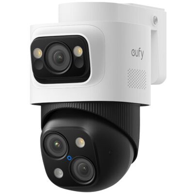 eufy PoE Bullet-PTZ-Kamera S4, 4K UHD, 3-Linsen, 122° Weitwinkel, 360° Schwenk/Neige, verkabelte Außenkamera, 8X Hybrid-Zoom, KI-Tracking, Warnlicht, Farbnachtsicht, PoE Plug&Play, 24/7-Recording eufy PoE Bullet-PTZ-Kamera S4, 4K UHD, 3-Linsen, 122° Weitwinkel, 360° Schwenk/Neige, verkabelte Außenkamera, 8X Hybrid-Zoom, KI-Tracking, Warnlicht, Farbnachtsicht, PoE Plug&Play, 24/7-Recording
