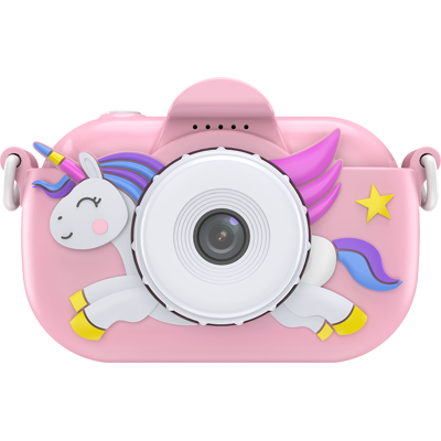 Songdian Kinderkamera mit cartoon-Softcover – Weihnachts-, Geburtstags- und Festgeschenk für Kinder – pink Songdian Kinderkamera mit cartoon-Softcover – Weihnachts-, Geburtstags- und Festgeschenk für Kinder – pink