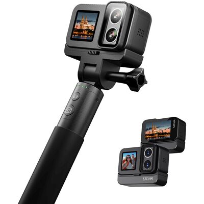 SJCAM SJ20 Actionkamera mit 6-Achsen Gyro-Stabilisierung 480-Minuten Akkulaufzeit und Tag- & Nacht-Objektiven 4K 30fps Video Doppeldisplay 2,29 Zoll Touch plus 1,3 Zoll Selfie-Display SJCAM SJ20 Actionkamera mit 6-Achsen Gyro-Stabilisierung 480-Minuten Akkulaufzeit und Tag- & Nacht-Objektiven 4K 30fps Video Doppeldisplay 2,29 Zoll Touch plus 1,3 Zoll Selfie-Display
