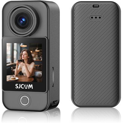 SJCAM C400 Pocket Actionkamera 4K Video mit 6-Achsen Gyro-Stabilisierung 1.3 Zoll Touchscreen Kompakt 6.8×3.2×2.6cm Tragbar 172 Min Akkulaufzeit Wasserdicht 30m mit Gehäuse Schnelles 5GHz WiFi zum Handy 16MP Foto Zeitlupe für Radfahren Wandern Angeln Vlog SJCAM C400 Pocket Actionkamera 4K Video mit 6-Achsen Gyro-Stabilisierung 1.3 Zoll Touchscreen Kompakt 6.8×3.2×2.6cm Tragbar 172 Min Akkulaufzeit Wasserdicht 30m mit Gehäuse Schnelles 5GHz WiFi zum Handy 16MP Foto Zeitlupe für Radfahren Wandern Angeln Vlog