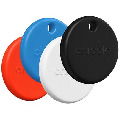 Chipolo POP 4er-Pack – Ortungs-Tag, kompatibel mit Apple Find My auf iPhone (Schwarz, Rot, Weiß, Blau) Chipolo POP 4er-Pack – Ortungs-Tag, kompatibel mit Apple Find My auf iPhone (Schwarz, Rot, Weiß, Blau)