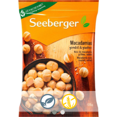 Seeberger Macadamias Geröstet & Gesalzen 125g Seeberger Macadamias Geröstet & Gesalzen 125g