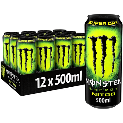 Monster Energy Nitro Super Dry 12x0,5L Monster Energy Nitro Super Dry 12x0,5L