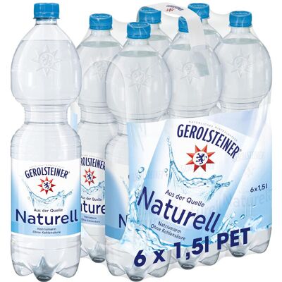 Gerolsteiner Naturell Mineralwasser Ohne Kohlensäure 6x1,5L Gerolsteiner Naturell Mineralwasser Ohne Kohlensäure 6x1,5L