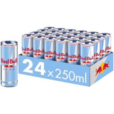 Red Bull Zero Energy Drink Ohne Zucker 24x0.25L Red Bull Zero Energy Drink Ohne Zucker 24x0.25L