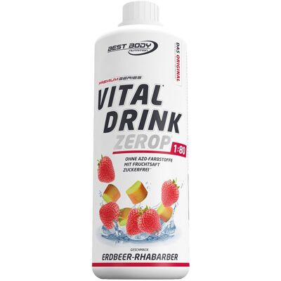 BEST BODY NUTRITION Low carb Vital-Drink 1000 ml Erdbeer-Rhabarbar BEST BODY NUTRITION Low carb Vital-Drink 1000 ml Erdbeer-Rhabarbar