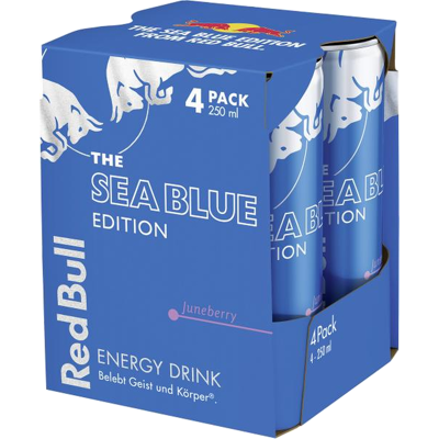 Red Bull Sea Blue Edition Juneberry 4x0.25L Red Bull Sea Blue Edition Juneberry 4x0.25L