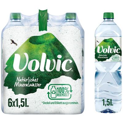 Volvic Natürliches Mineralwasser Ohne Kohlensäure 6x1,5L Volvic Natürliches Mineralwasser Ohne Kohlensäure 6x1,5L