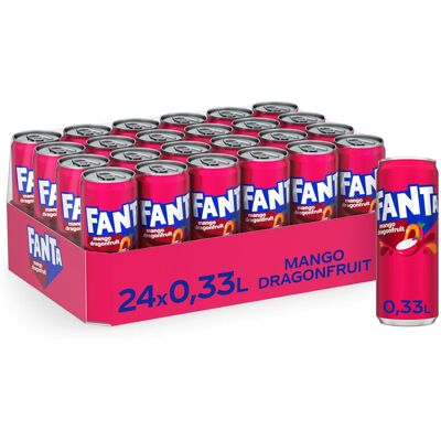 Fanta Mango Drachenfrucht 24x0,33L Fanta Mango Drachenfrucht 24x0,33L