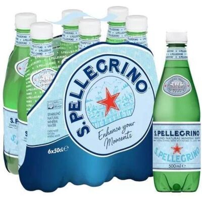 San Pellegrino Sanpellegrino Mineralwasser Mit Kohlensäure 24x0,5L San Pellegrino Sanpellegrino Mineralwasser Mit Kohlensäure 24x0,5L