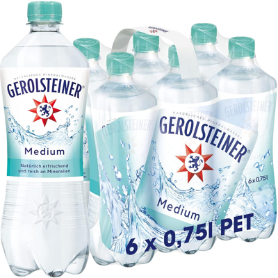 GEROLSTEINER Medium 6x0,75L GEROLSTEINER Medium 6x0,75L