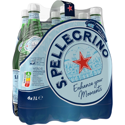 San Pellegrino Sanpellegrino Mineralwasser Mit Kohlensäure 6x1L San Pellegrino Sanpellegrino Mineralwasser Mit Kohlensäure 6x1L