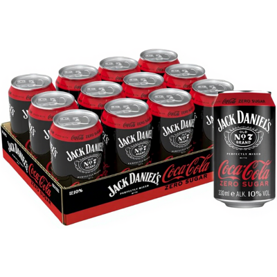 Jack Daniel's Jack Daniels Mischgetränk 10% 12x0.33L Jack Daniel's Jack Daniels Mischgetränk 10% 12x0.33L