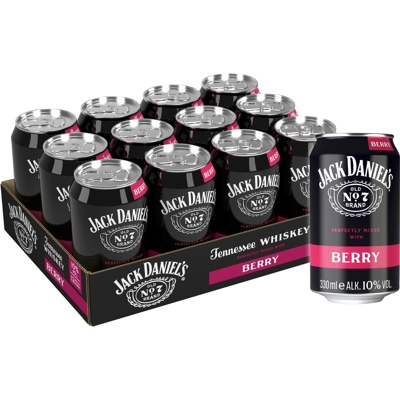 Jack Daniel's Jack Daniels Old No. 7 & Beere 12X 0,33 L Jack Daniel's Jack Daniels Old No. 7 & Beere 12X 0,33 L
