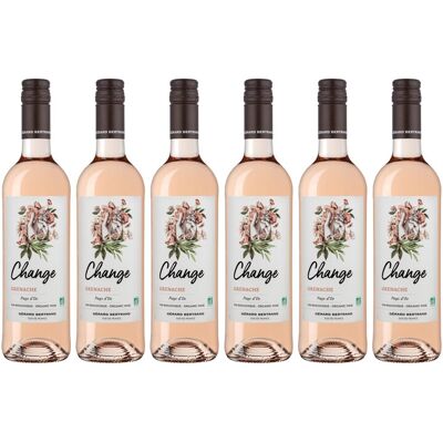 Gérard Bertrand Change Grenache Rosé Bio 6x0.75L Gérard Bertrand Change Grenache Rosé Bio 6x0.75L