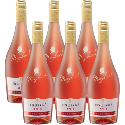 Maybach Secco Merlot Rosé Perlwein 6x0.75L Maybach Secco Merlot Rosé Perlwein 6x0.75L