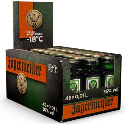 Jägermeister Kräuterlikör 48 x 0,1 L Jägermeister Kräuterlikör 48 x 0,1 L