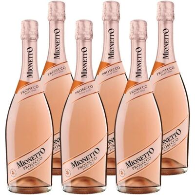 Mionetto prosecco rosé doc millesimato sekt 6x0.75 L Mionetto prosecco rosé doc millesimato sekt 6x0.75 L
