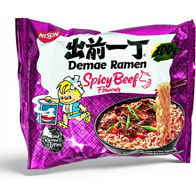 NISSIN Instant-Nudeln mit scharf-würzigem Rindfleischgeschmack, 30 x 100 g NISSIN Instant-Nudeln mit scharf-würzigem Rindfleischgeschmack, 30 x 100 g