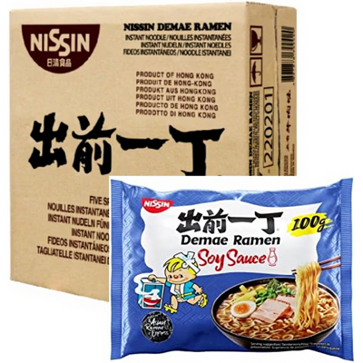 Nissin NISSIN Instant Demae Nudeln Beutel Tokyo Soja 30 x 100g 1 BOX Nissin NISSIN Instant Demae Nudeln Beutel Tokyo Soja 30 x 100g 1 BOX