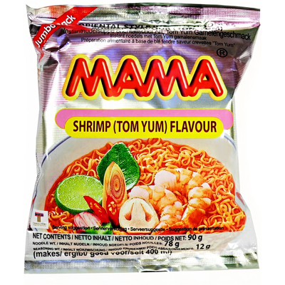 MAMA Tom Yum Garnelen-Geschmack Instant-Nudeln, Großpackung, 20 x 90 g MAMA Tom Yum Garnelen-Geschmack Instant-Nudeln, Großpackung, 20 x 90 g