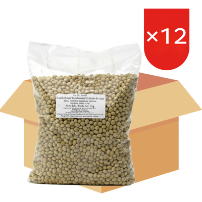 Premium Sojabohnen 1kg*12 (Box) Premium Sojabohnen 1kg*12 (Box)