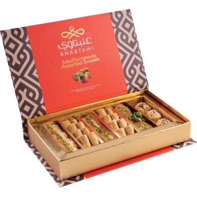 Anabtawi Baklava-Mix Classic rote Box 250 g Anabtawi Baklava-Mix Classic rote Box 250 g